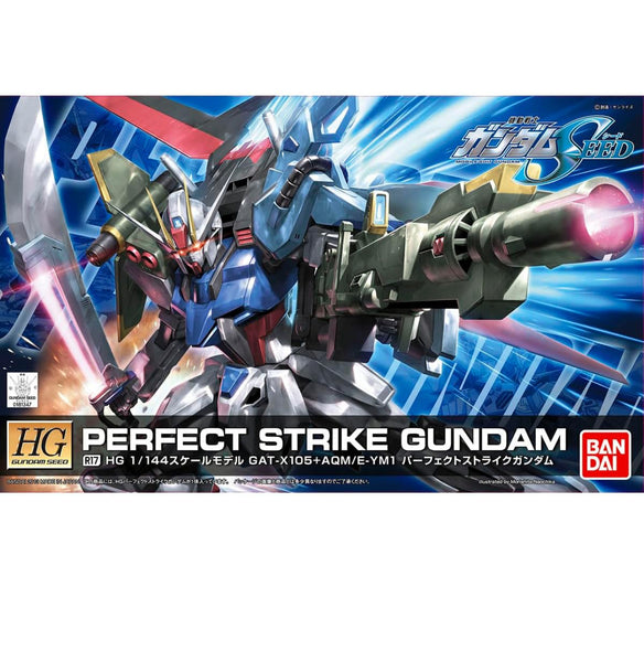 Bandai Hobby R17 Perfect Strike High Grade Remaster 1/144 Gundam Seed Action Figure