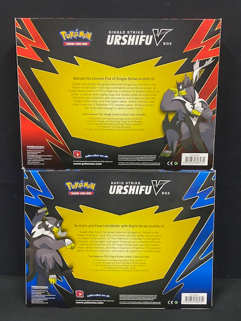 Pokemon TCG Battle Styles Single/Rapid Strike Urshifu V Box Set of 2 B Toy Mandala Pokemon TCG Battle Styles Single/Rapid Strike Urshifu V Box Set of 2 B Toy Mandala
