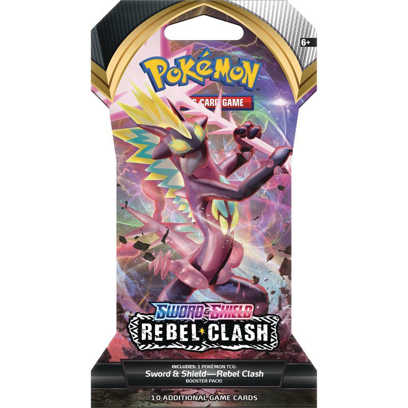 Pokemon Tcg Sword & Shield: Rebel Clash Sleeved Booster Pack  Toy Mandala