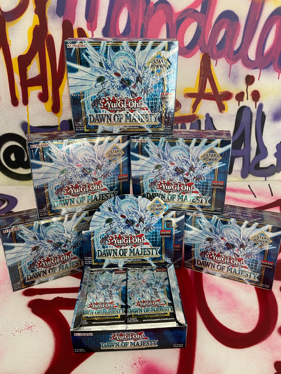Yu-Gi-Oh! TCG Dawn of Majesty Booster Box 1st Edition (24 Packs) Toy Mandala Yu-Gi-Oh! TCG Dawn of Majesty Booster Box 1st Edition (24 Packs) Toy Mandala