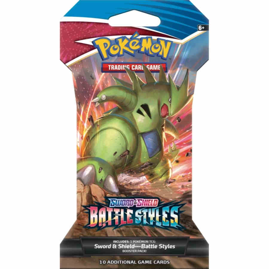 POKEMON TCG: SWORD AND SHIELD BATTLE STYLES SLEEVED BOOSTER Toy Mandala POKEMON TCG: SWORD AND SHIELD BATTLE STYLES SLEEVED BOOSTER Toy Mandala