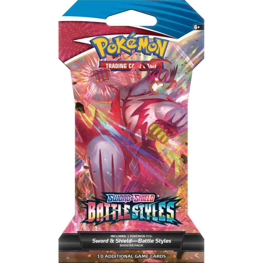 pokémon tcg: sword & shield-battle styles booster display box POKEMON TCG: SWORD AND SHIELD BATTLE STYLES SLEEVED BOOSTER – Toy Mandala