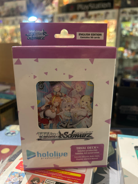 4th Generation TRIAL DECK Hololive Production Weiss Schwarz English