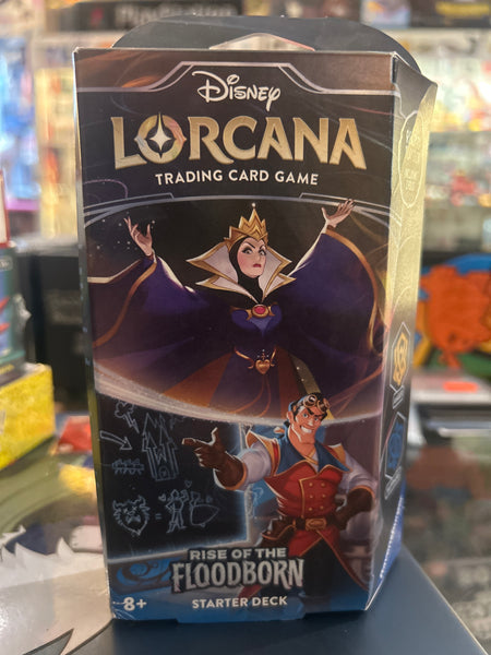 Disney LORCANA: Rise of the Floodborn TCG STARTER DECK (AMBER & SAPPHIRE) SEALED