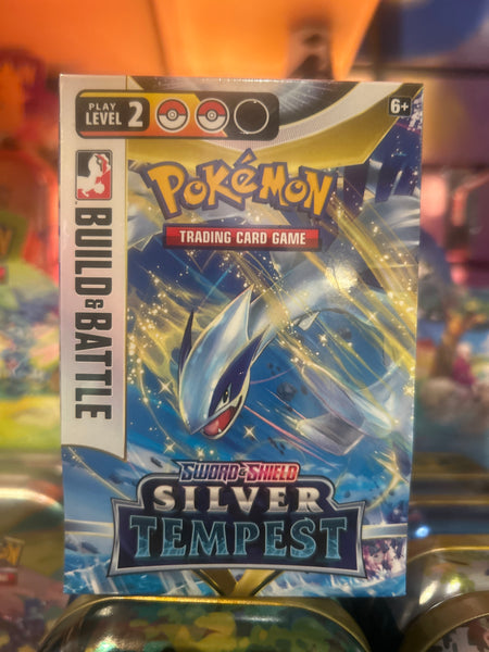 Pokémon TCG Sword and Shield Silver Tempest Build and Battle Box