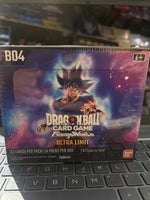 Dragon Ball Z Super Fusion World FB04 Ultra Limit Sealed Booster Box 24 Packs