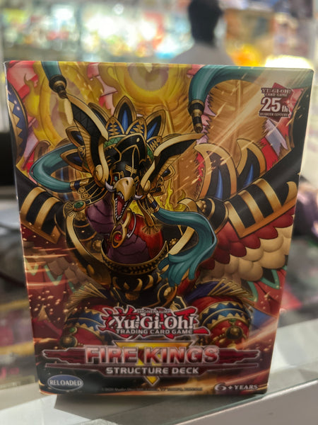 YUGIOH 1ST ED FIRE KINGS STRUCTURE DECK FACTORY SEALED NEW