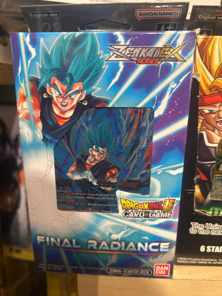 bandai namco dragon ball super card game Dragon Ball Super Card Game Final Radiance Zenkai Starter Deck SD23 – Toy Mandala