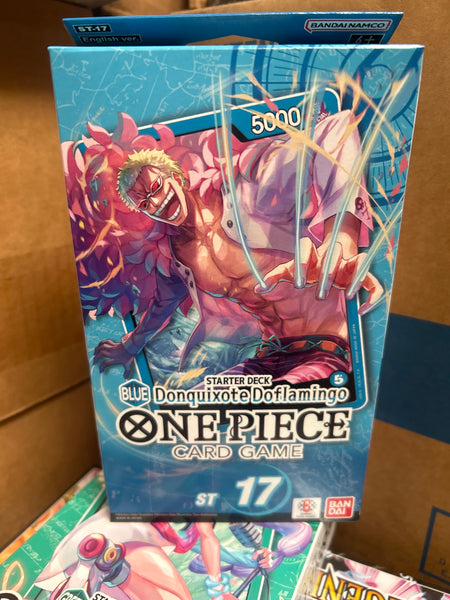 One Piece Card ST-17 Donquixote Doflamingo- WITH PBR-English New Sealed!