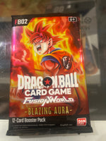 Bandai Dragon Ball Super Cards -Fusion World Blazing Aura FB02 - PACK [12 Cards]