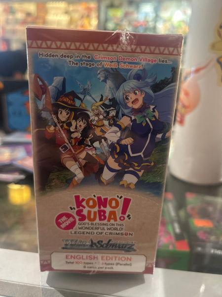 English Weiss Schwarz KonoSuba The Movie: Legend of Crimson Booster Box (SEALED)