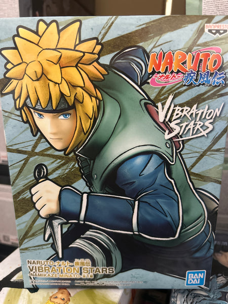 Banpresto NARUTO Shippuden Vibration Stars Namikaze Minato statue Bandai (NEW)