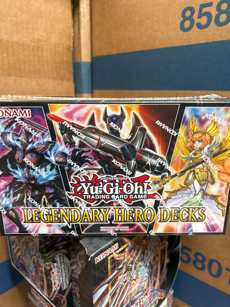 YuGiOh LEGENDARY HERO DECKS Box Set 3 Decks Factory Sealed