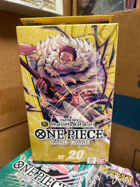 ONE PIECE TCG: STARTER DECK 20 YELLOW CHARLOTTE KATAKURI (ST-20) SEALE Toy Mandala ONE PIECE TCG: STARTER DECK 20 YELLOW CHARLOTTE KATAKURI (ST-20) SEALE Toy Mandala