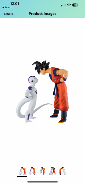 Bandai Spirits Ichibansho Ichibansho - Dragon Ball Z - Son Goku & Frieza (Ball Battle On Planet Namek), Figure