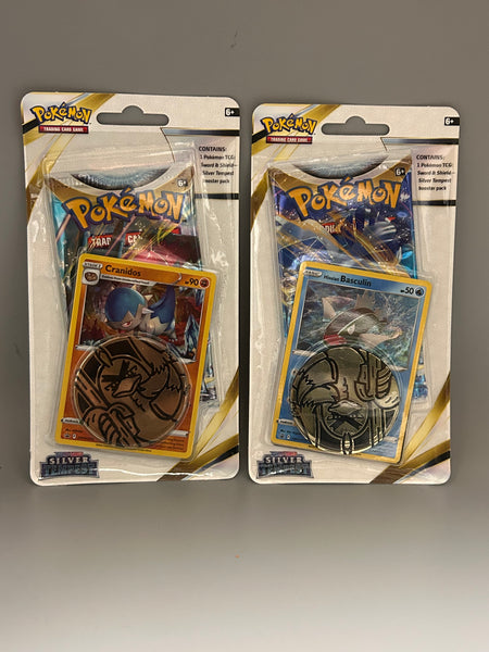 Pokemon Silver Tempest Cranidos & Basculin Blister Pack Toy Mandala Pokemon Silver Tempest Cranidos & Basculin Blister Pack Toy Mandala