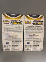 POKEMON BRILLIANT STARS Eevee & Flapple Checklane Blister Booster Packs