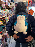 Maruyoshi Pokemon Snorlax 14-inch Stuffed Plush Bag Backpack