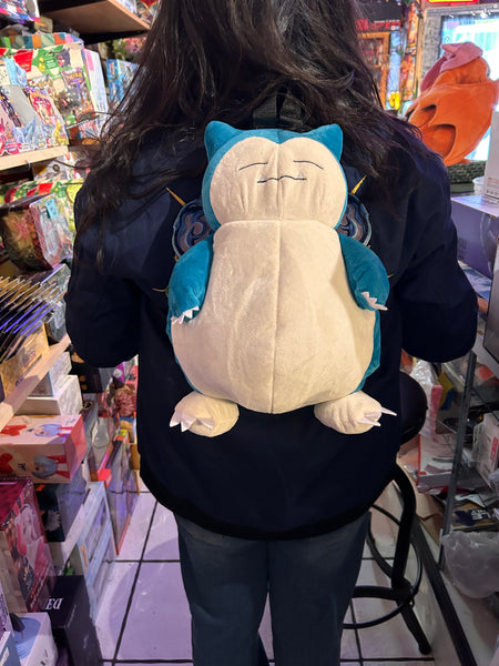 Maruyoshi Pokemon Snorlax 14 inch Stuffed Plush Bag Backpack