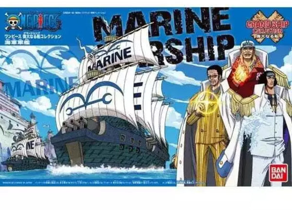 One piece Marine Warship model kit