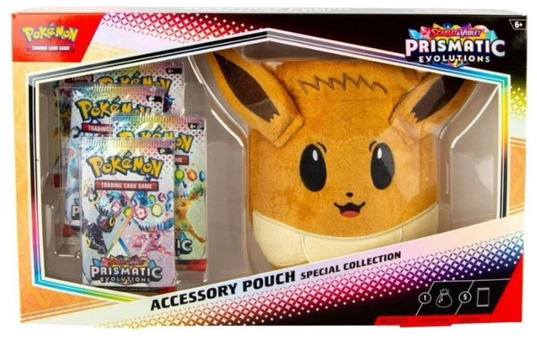 Pokemon Prismatic Evolution Accessory Pouch Collection