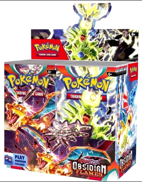 Pokemon TCG Obsidian Flames Booster Box SEALED 36 Packs Toy Mandala Pokemon TCG Obsidian Flames Booster Box SEALED 36 Packs Toy Mandala