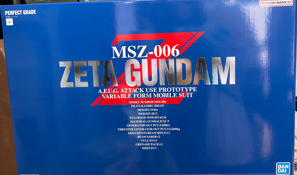 Bandai Gundam MSZ-006 Zeta PG 1/60 Scale Model Kit