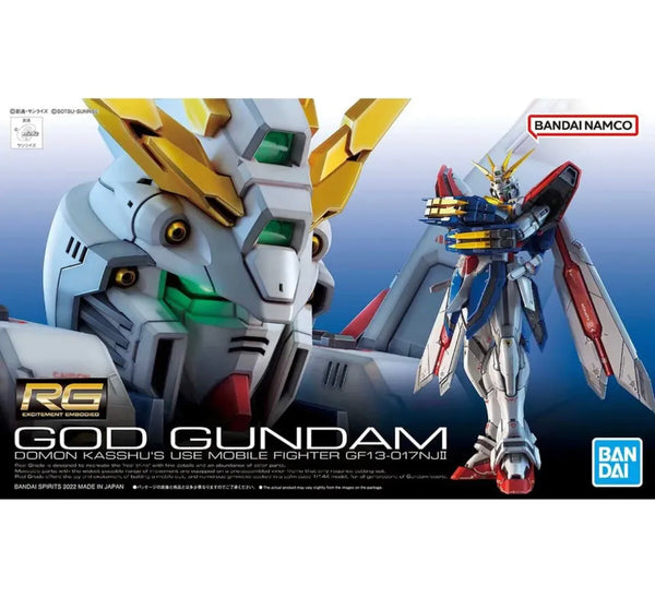 #37 RG 1/144 God Gundam Model Kit Bandai Hobby