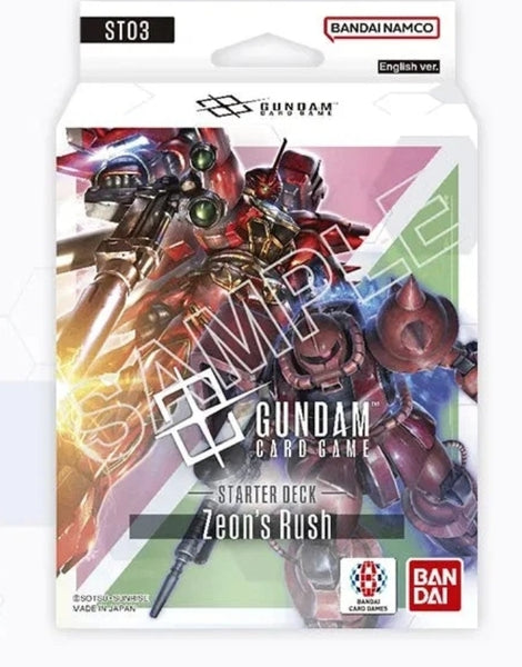 Gundam card game Zeons Rush deck