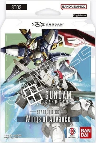 Gundam card game Wing of Advance deck