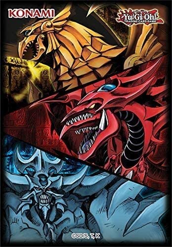 Yugioh tcg Slifer Obelisk Ra Sleeves Pack (50) Toy Mandala Yugioh tcg Slifer Obelisk Ra Sleeves Pack (50) Toy Mandala