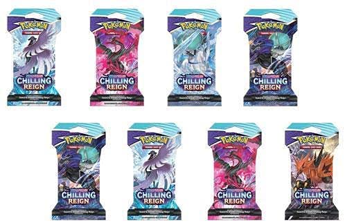 Pokemon TCG Sword and Shield Chilling Reign Sleeved Boosters