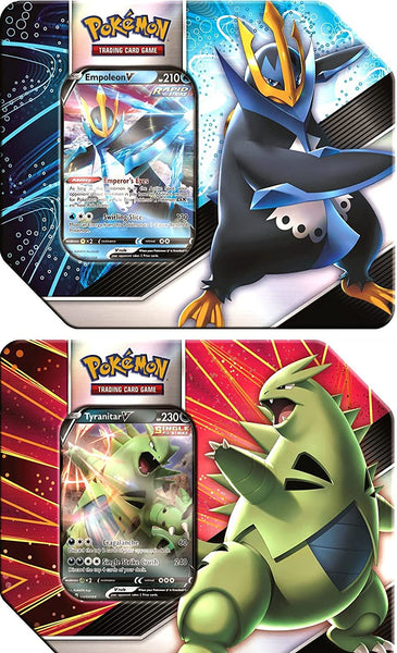 empoleon v pokemon card value Pokemon TCG: V Strikers Tryanitar V Empoleon V Tins Random – Toy Mandala