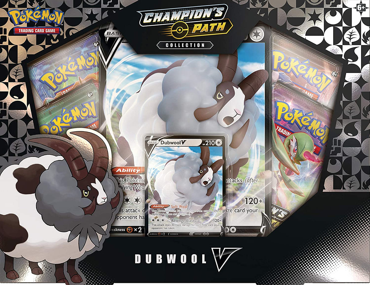 Pokemon TCG: Champion's Path Collection- Dubwool V, Multicolor – Toy ...
