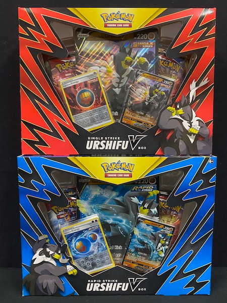 Pokemon TCG Battle Styles Single/Rapid Strike Urshifu V Box Set of 2 B Toy Mandala Pokemon TCG Battle Styles Single/Rapid Strike Urshifu V Box Set of 2 B Toy Mandala