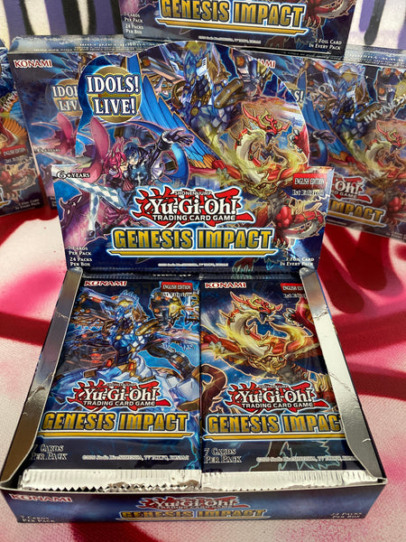 Yu-Gi-Oh! Genesis Impact Booster Box 24 Packs per Box, 7 Cards per Pack - NEW Yu-Gi-Oh! Genesis Impact Booster Box 24 Packs per Box, 7 Cards per Pack - NEW