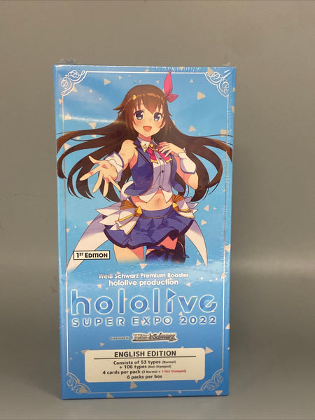 Weiss Schwarz Hololive Production Super Expo 2022 Premium Booster Box 6 Packs