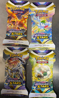 Pokemon Brilliant Stars sleeved blister 4pack set