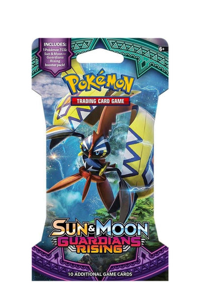 Pokemon TCG: Sun & Moon Guardians Rising, A Blistered Booster Pack Toy Mandala Pokemon TCG: Sun & Moon Guardians Rising, A Blistered Booster Pack Toy Mandala
