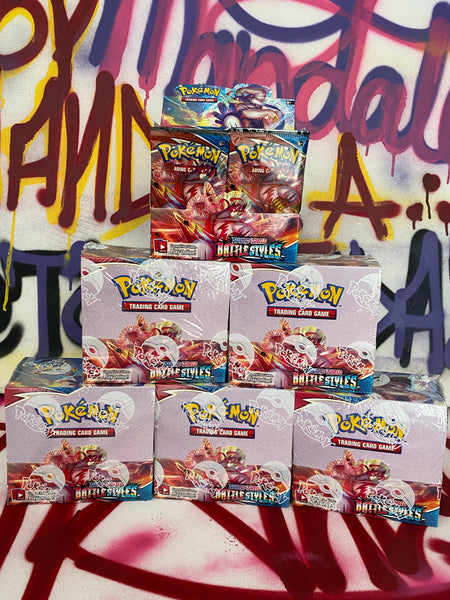Pokemon TCG: Sword & Shield Battle Styles Booster Box Toy Mandala Pokemon TCG: Sword & Shield Battle Styles Booster Box Toy Mandala