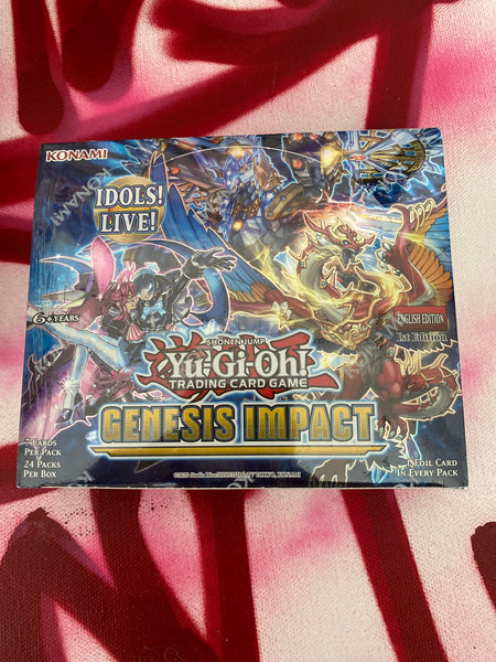 Yu-Gi-Oh! Genesis Impact Booster Box 24 Packs per Box, 7 Cards per Pac Toy Mandala Yu-Gi-Oh! Genesis Impact Booster Box 24 Packs per Box, 7 Cards per Pac Toy Mandala