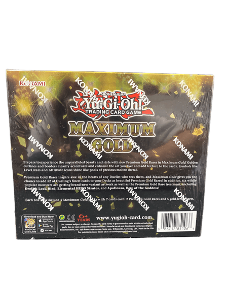 yugioh maximum gold booster box El Dorado NRW Sealed Gorgeous Premium Gold Rares return to give many of your favorite cards a classy new look Maximum Gold: El Dorado Tuckbox