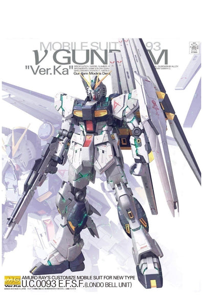 Bandai 5055454 Rx-93 Nu Gundam (Ver. Ka) MG Model Kit, from Char'S Counterattack