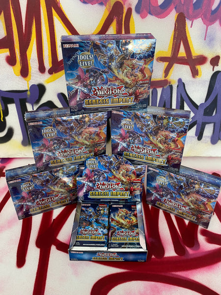 Yu-Gi-Oh! Genesis Impact Booster Box 24 Packs per Box, 7 Cards per Pac Toy Mandala Yu-Gi-Oh! Genesis Impact Booster Box 24 Packs per Box, 7 Cards per Pac Toy Mandala