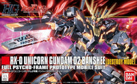 Bandai HGUC #134 Unicorn Gundam 02 Banshee Destroy Mode HG 1/144 Model Kit USA