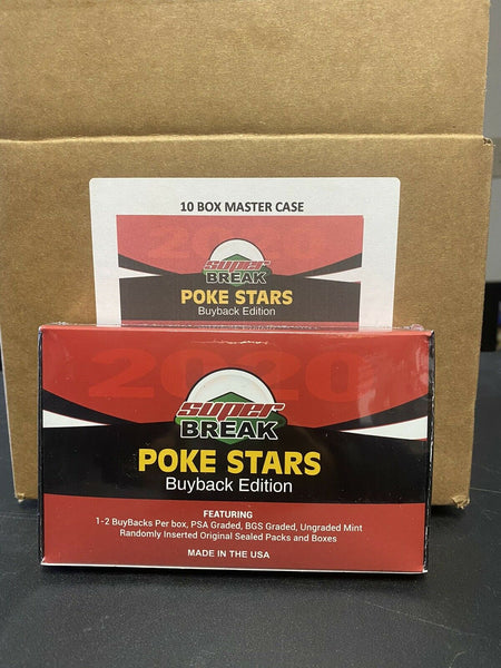 2020 super break first time card edition box POKEMON TCG 2020 SUPER BREAK POKE STARS Buyback Pokemon Edition Factor – Toy Mandala